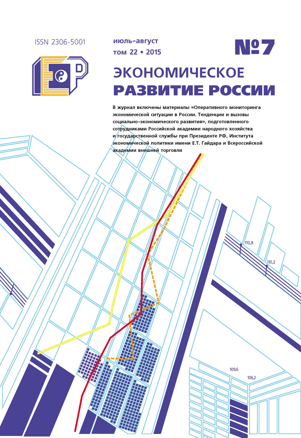 Обложка книги «Экономическое развитие России № 7 2015»