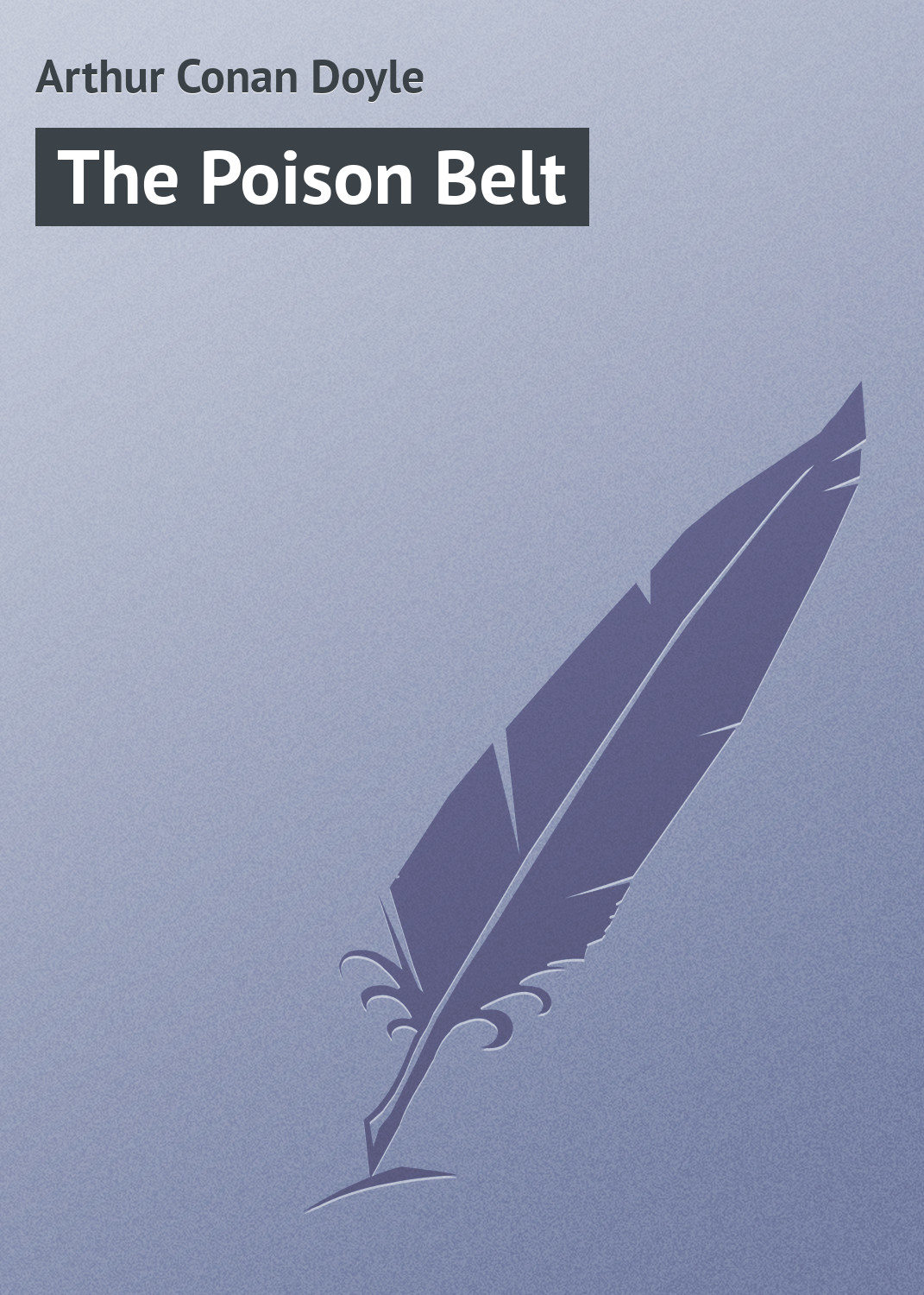 Обложка книги «The Poison Belt»