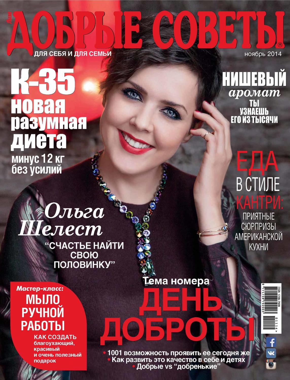 Обложка книги «Добрые советы №11/2014»