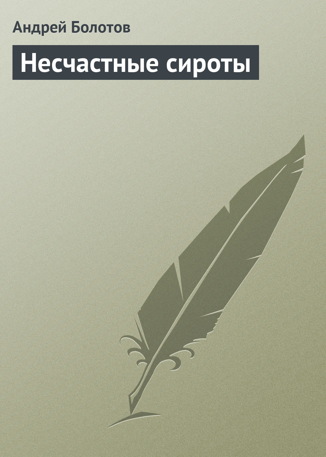 Обложка книги «Несчастные сироты»