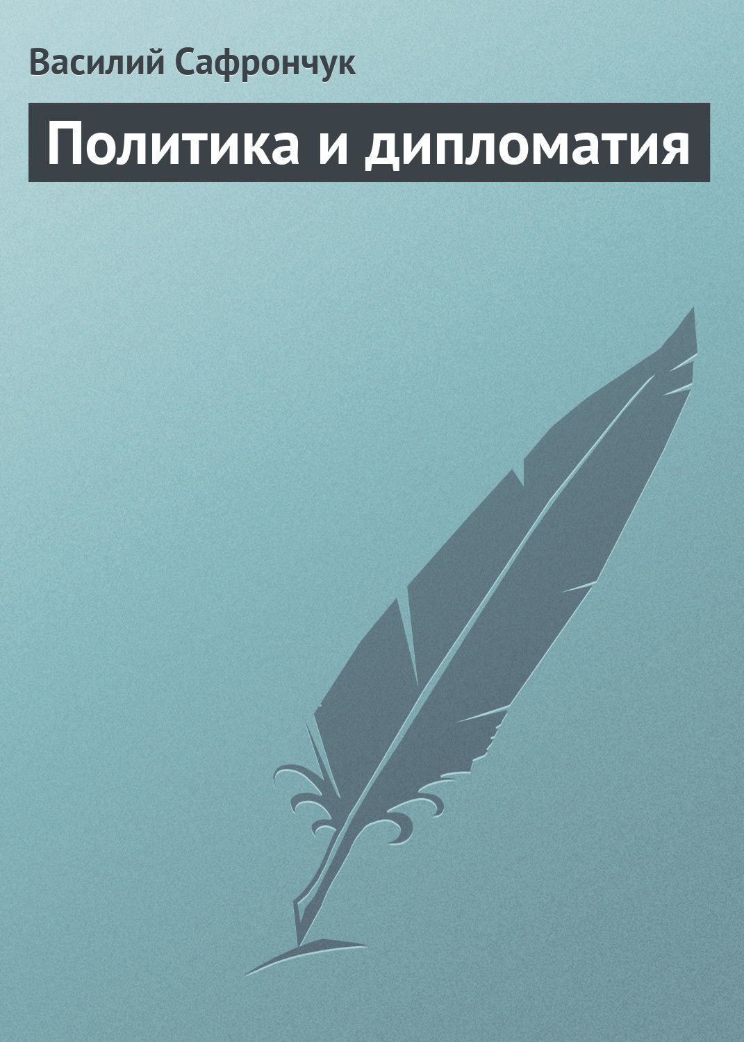 Обложка книги «Политика и дипломатия»