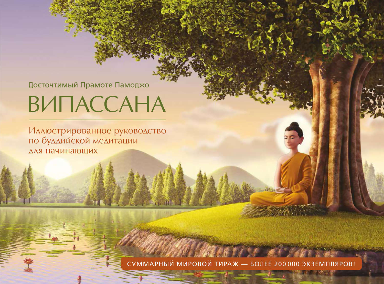 Обложка книги «Випассана. Иллюстрированное руководство по буддийской медитации для начинающих»