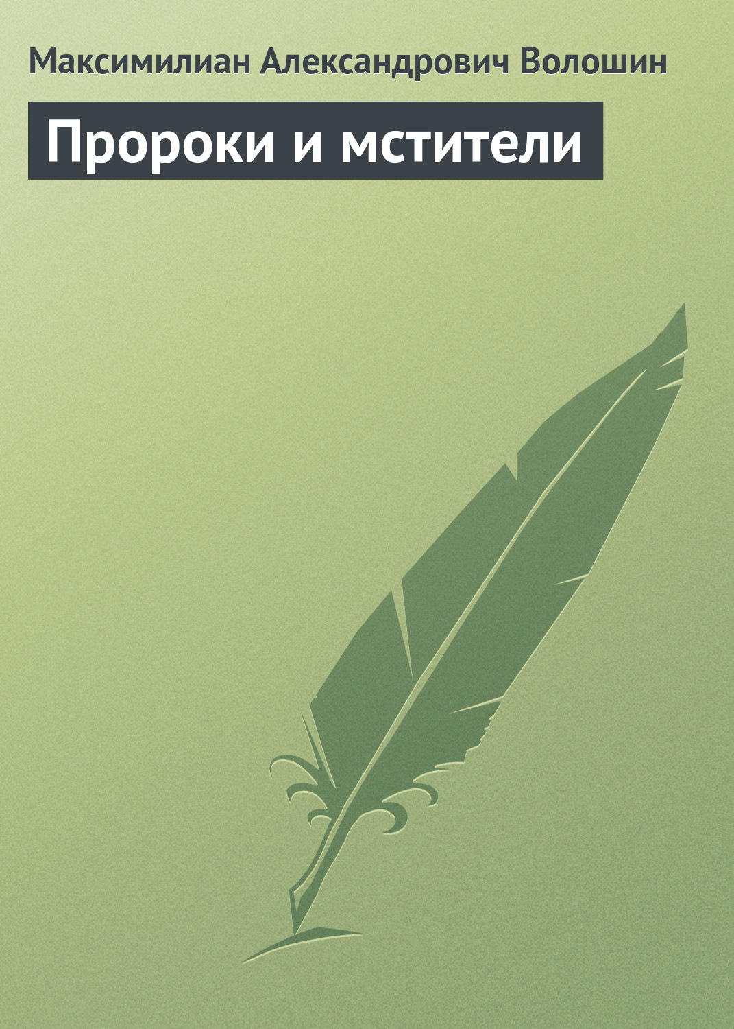 Обложка книги «Пророки и мстители»