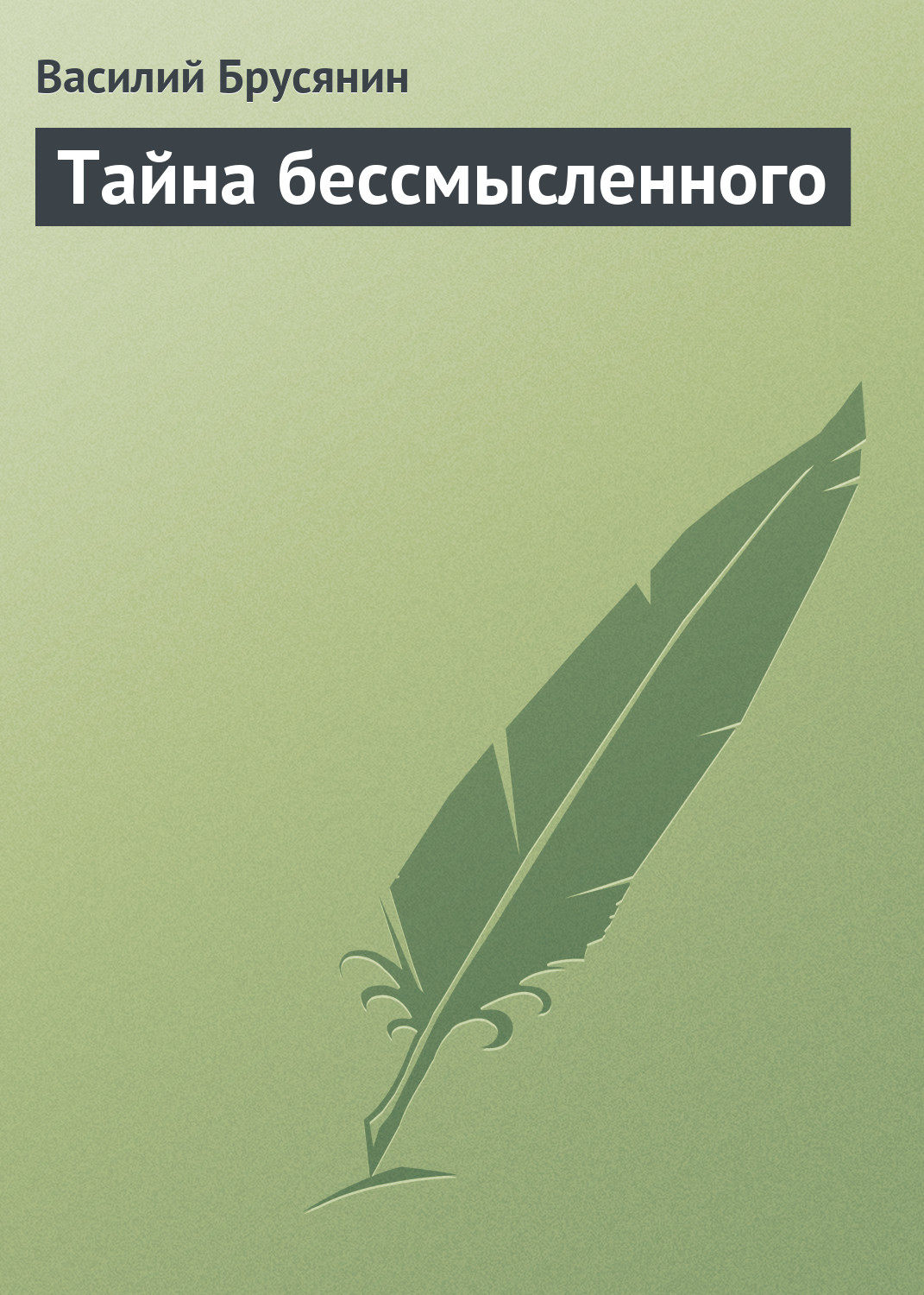 Обложка книги «Тайна бессмысленного»
