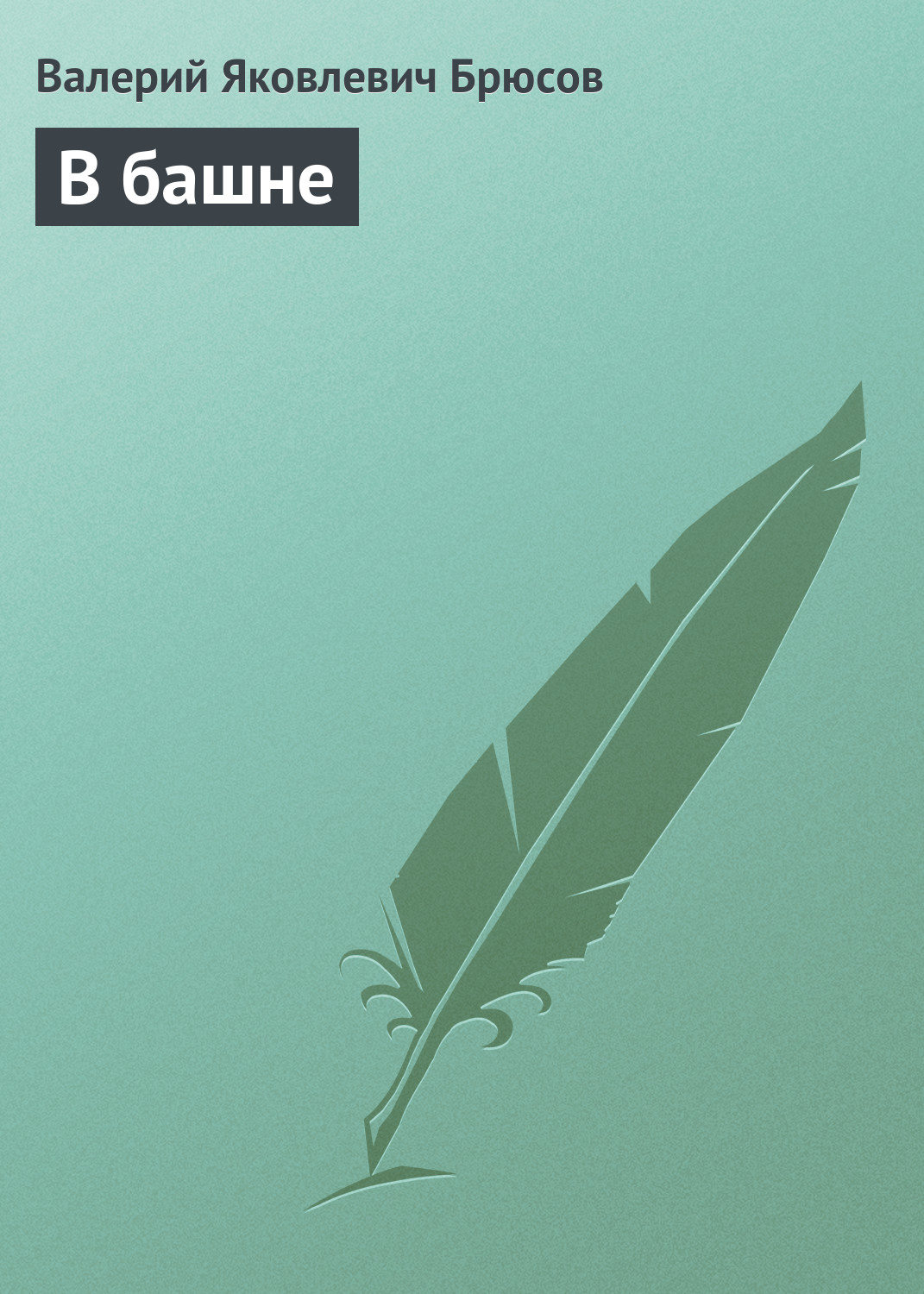 Обложка книги «В башне»