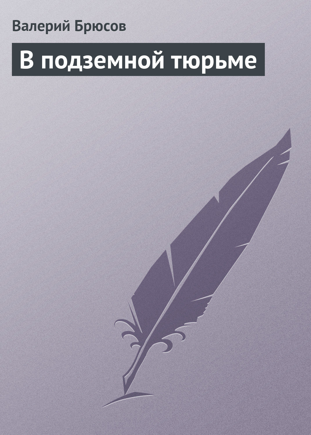 Обложка книги «В подземной тюрьме»