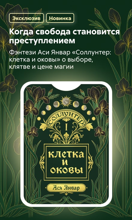 2534264 Данилова Анастасия Александровна Соллунтер: клетка и оковы баннер сбоку (все жанры) реклама платных услуг