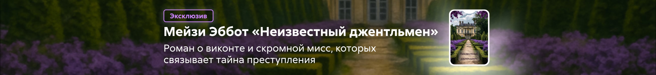 2543710 Мезенцева Юлия Евгеньевна Неизвестный джентльмен баннер СВЕРХУ (все жанры) реклама платных услуг