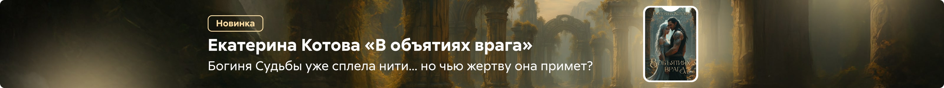 2527518 Котова Екатерина Алексеевна	В объятиях врага баннер на поисковой выдаче реклама платных услуг