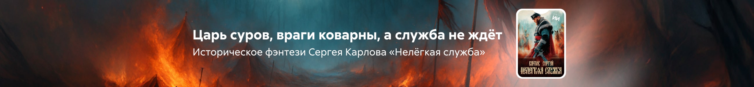 2538299 Карлов Сергей Валентинович 	Нелегкая служба баннер сверху реклама платных услуг