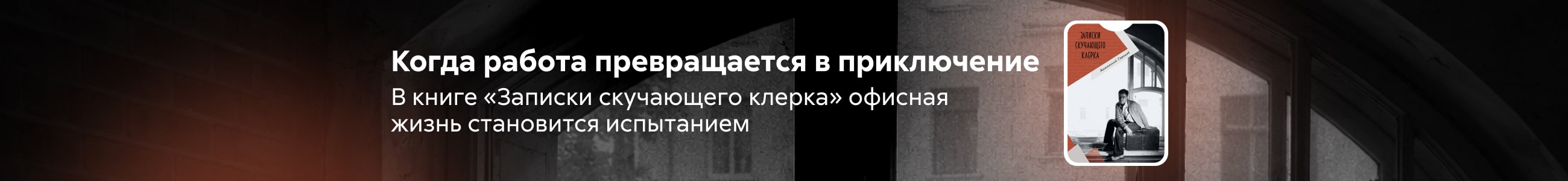 2549427 Анатолий Александрович Горсков	Записки скучающего клерка Баннер в жанре реклама платных услуг