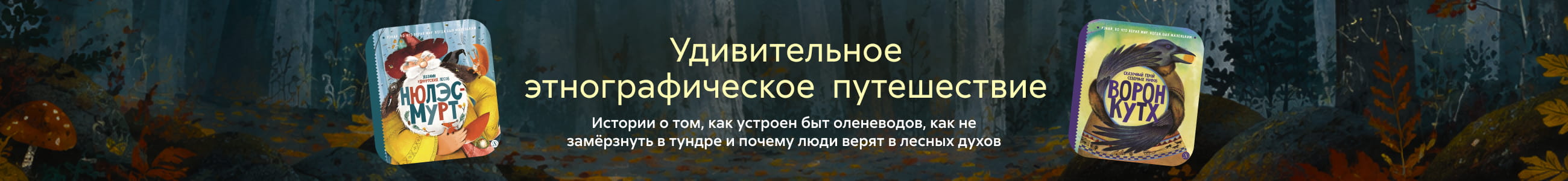 «Издательство «Детская литература», Удивительное этнографическое путешествие, баннер в жанре сверху