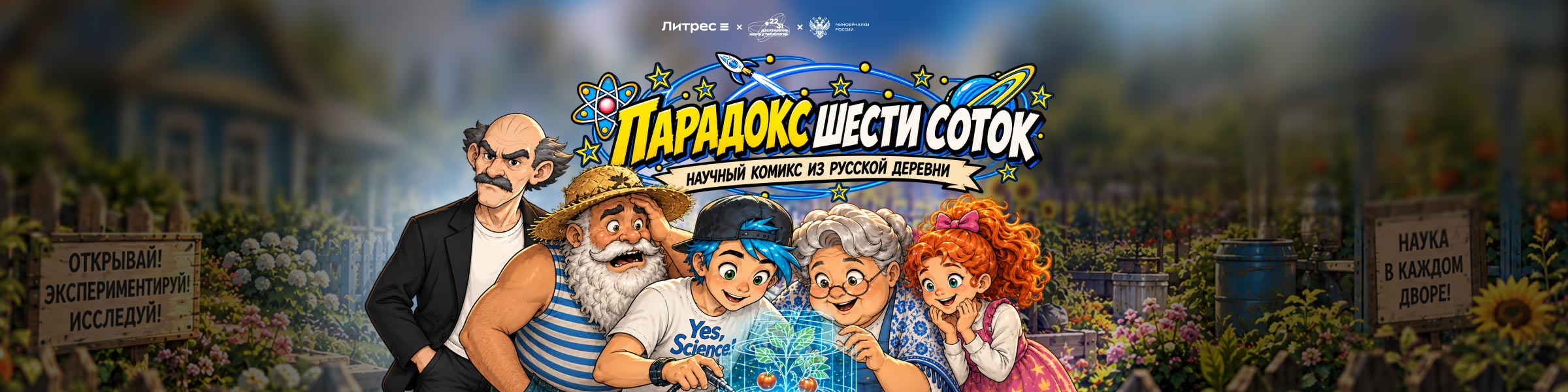 Приложение №1, КОНТРАКТ №461/09-24/ИГК 0000000007526RDF0002, ИХР РАН, "Парадокс шести соток", Выпуск 3, Баннер главная Литрес