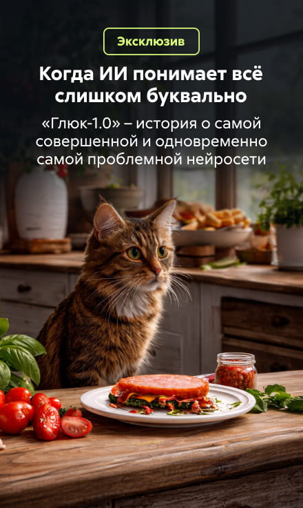 Молоков Александр Анатольевич	"Глюк-1.0: Дневник невротичной нейросети " Баннер Сбоку НО В ОДНОМ ЖАНРЕ