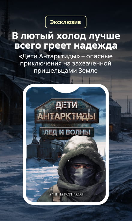 Корнаков Даниил Александрович	Дети Антарктиды. Лёд и волны Баннер Сбоку НО В ОДНОМ ЖАНРЕ
